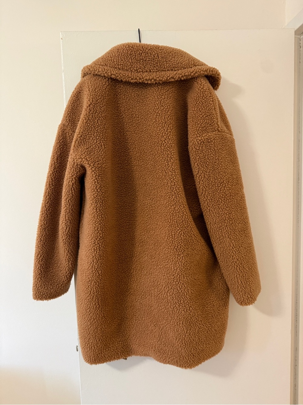 Abercrombie & Fitch Cozy Teddy Jacket in Camel